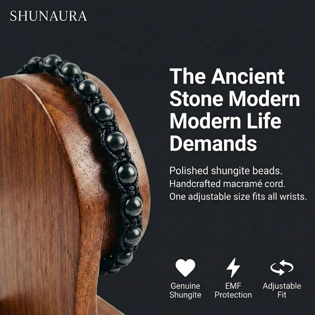 WAVEBLOCK™ — The Shungite EMF Protection Bracelet